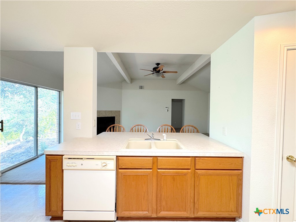 4575 Tanglewood Trail Spring Branch, TX 78070 - Photo 11 of 48 a room with a sink vanity and mirror