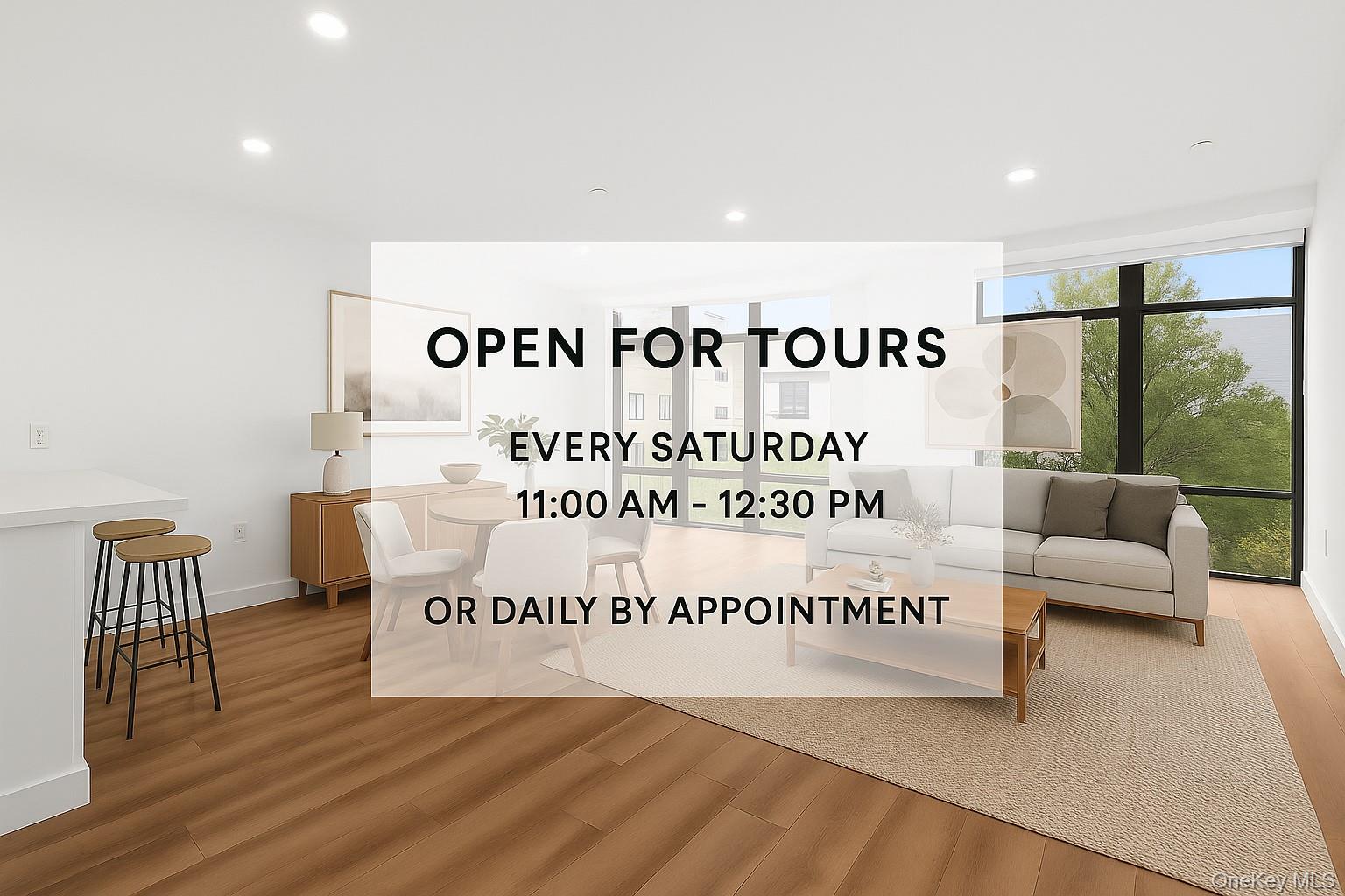 a sitting area in front of a room