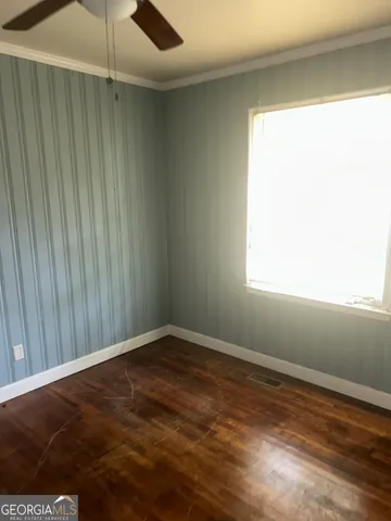 en empty room with window