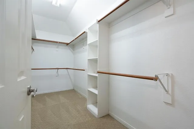 a view of walk in closet