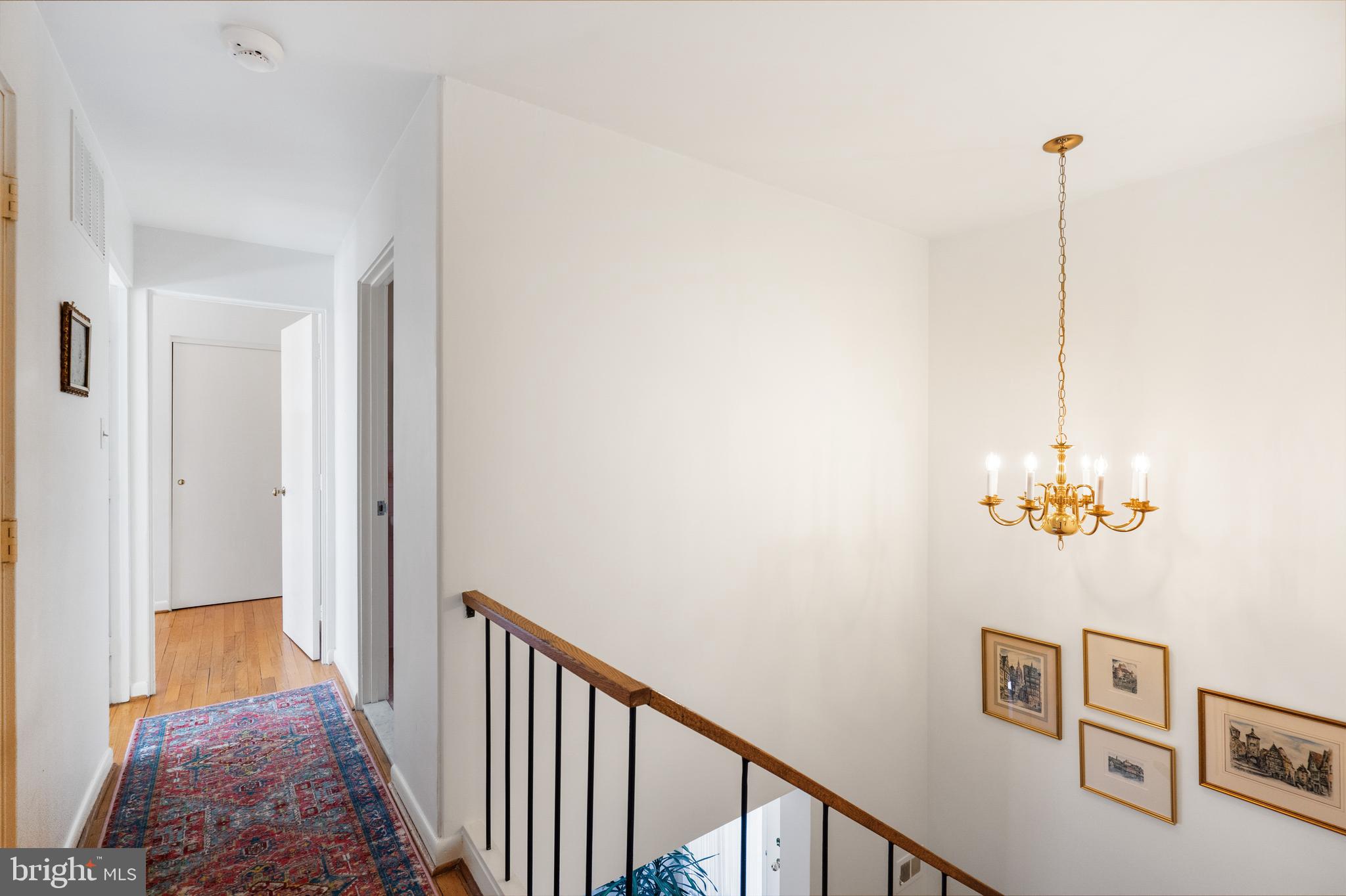 7316 Brightside Road Baltimore, MD 21212 - Photo 39 of 46 2nd floor hallway and stairs.