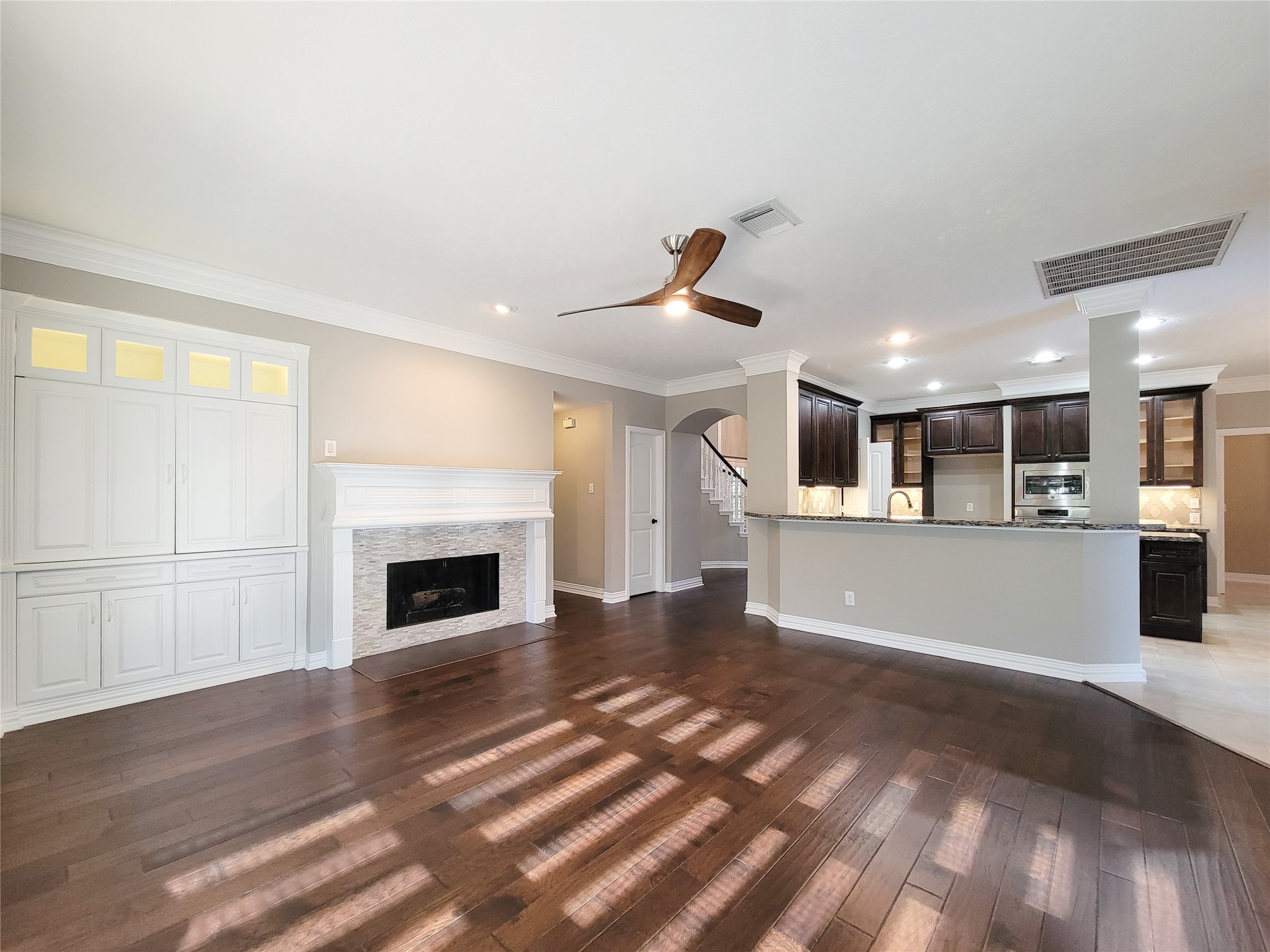 5507 Evening Shore Drive Houston, TX 77041 - Photo 21 of 50 a view of a livingroom with a fireplace