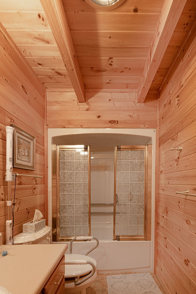 739 Barnes Mill Road Hamilton, GA 31811 - Photo 33 of 93 Hall Bath with Custom Shower Doors