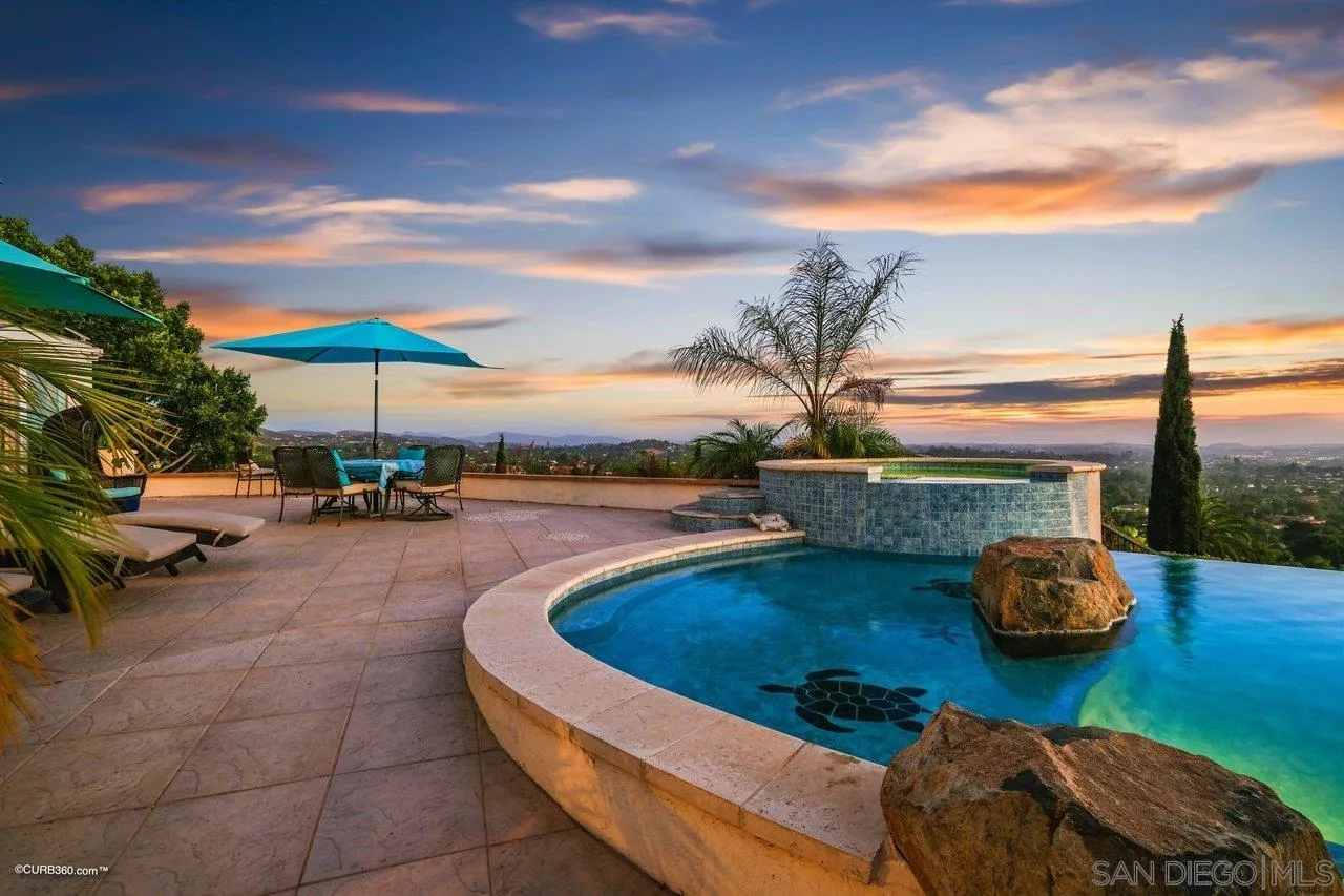 1778 Kings Road Vista, CA 92084 - Photo 15 of 49 a view of a swimming pool with a patio