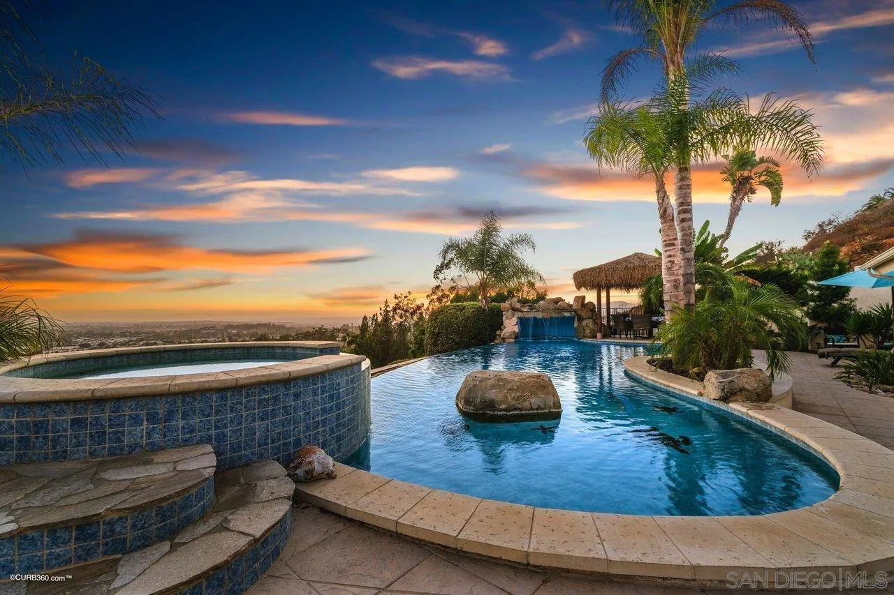 1778 Kings Road Vista, CA 92084 - Photo 16 of 49 a view of a swimming pool with a patio