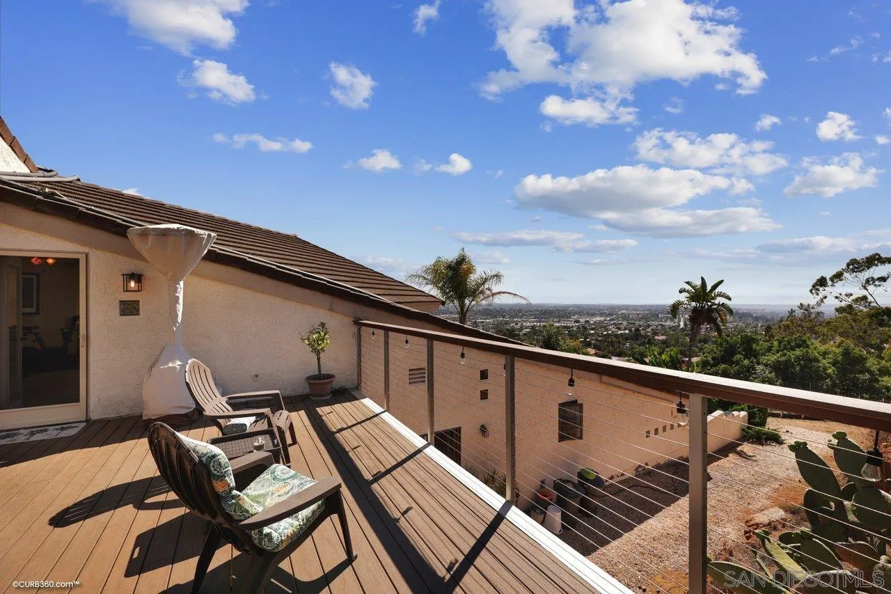 1778 Kings Road Vista, CA 92084 - Photo 24 of 49 a view of a balcony with furniture