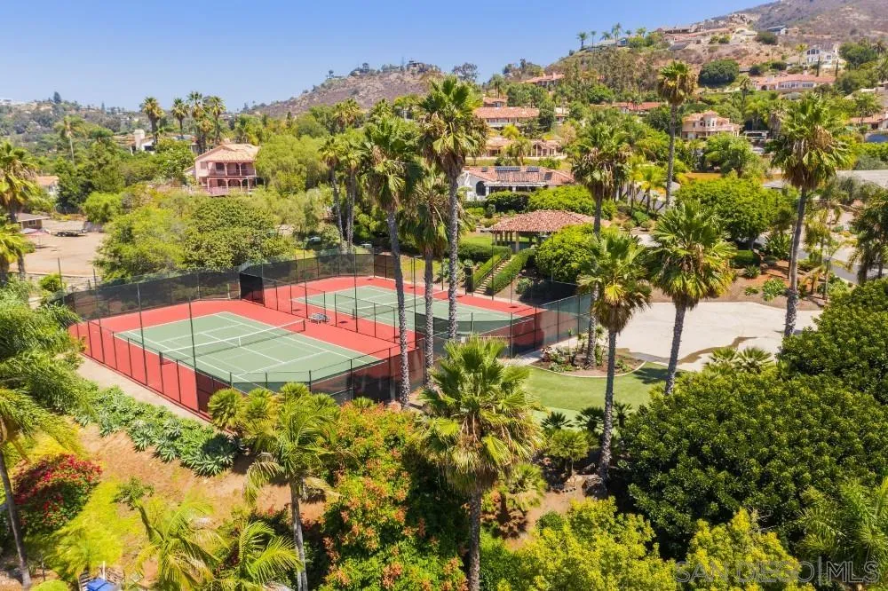 1778 Kings Road Vista, CA 92084 - Photo 47 of 49 an aerial view of a houses with swimming pool