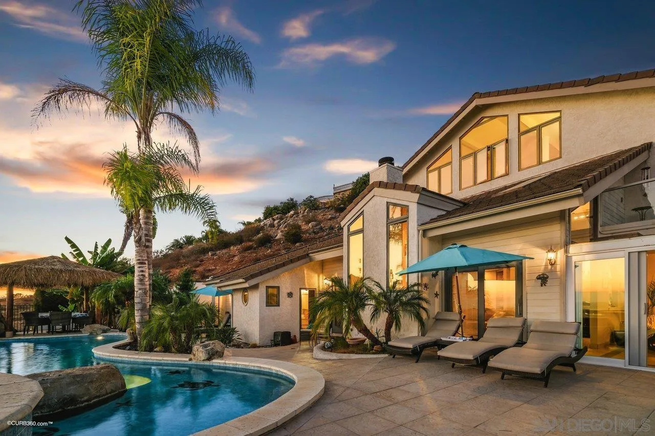 1778 Kings Road Vista, CA 92084 - Photo 10 of 49 a view of a house with swimming pool and sitting area