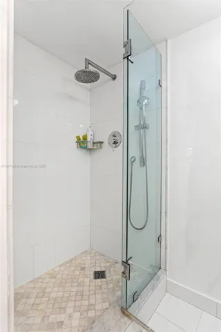 a view of an ocean from a building