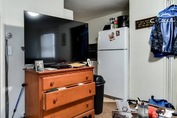 a room with storage and utility