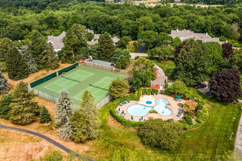 82 Thistle Patch Way, Unit 82 Hingham, MA 02043 - Photo 39 of 39 an aerial view of a house having outdoor space