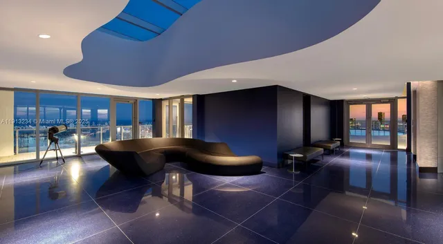 a room with pool table