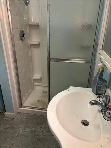 a bathroom with a sink and a vanity