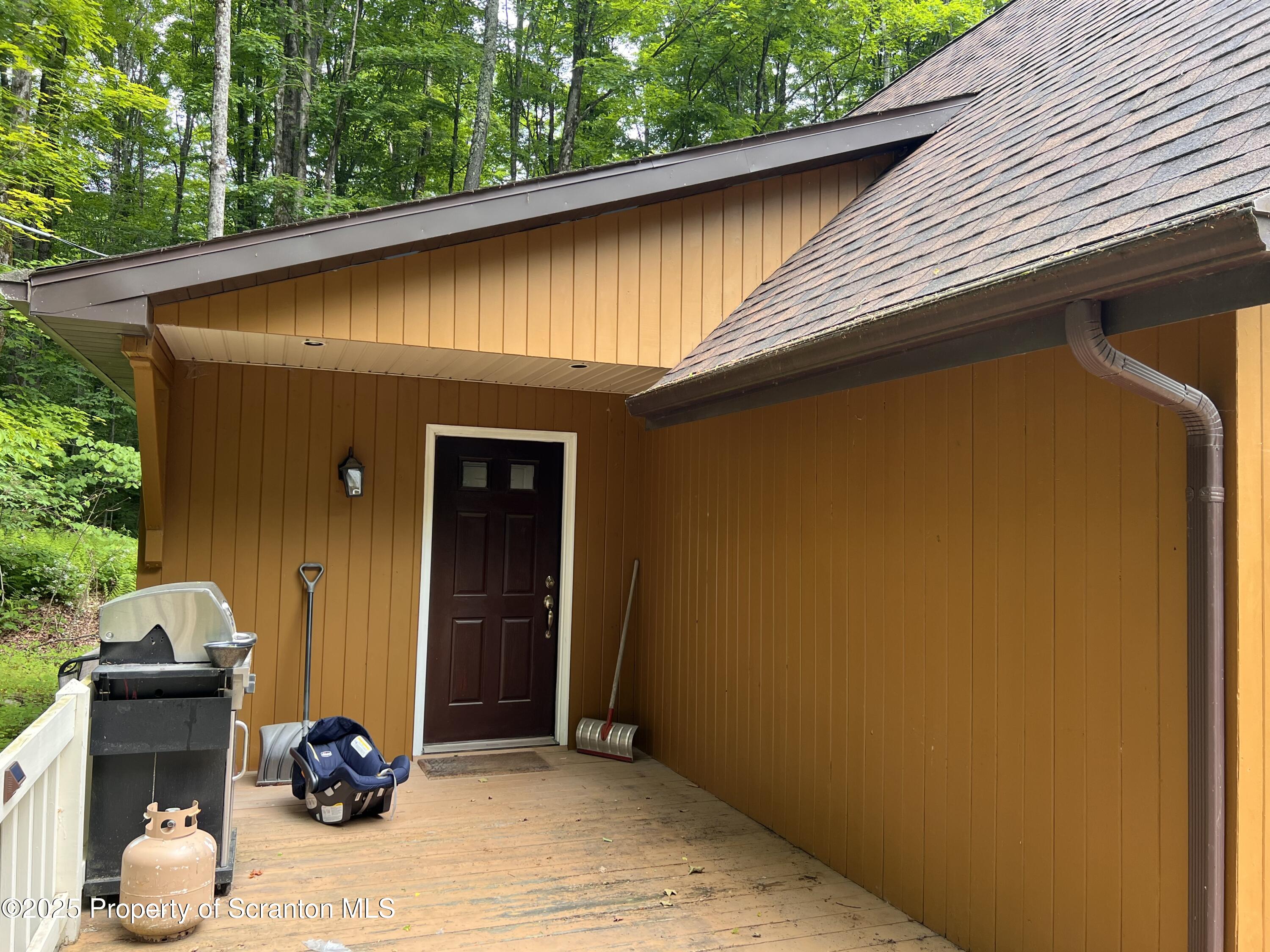 133 Red Abbott Road Union Dale, PA 18470 - Photo 4 of 47 a backyard of a house