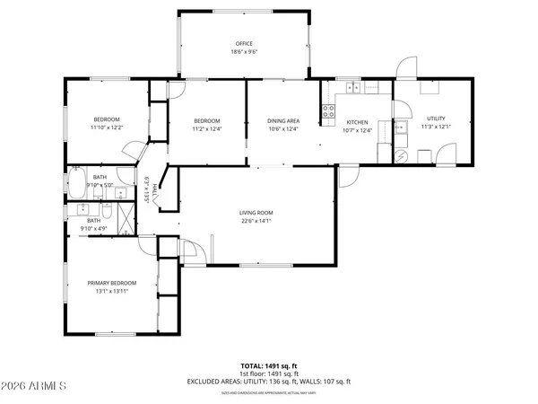 $349,000 | 5917 East Boise Street, Mesa, AZ 85205