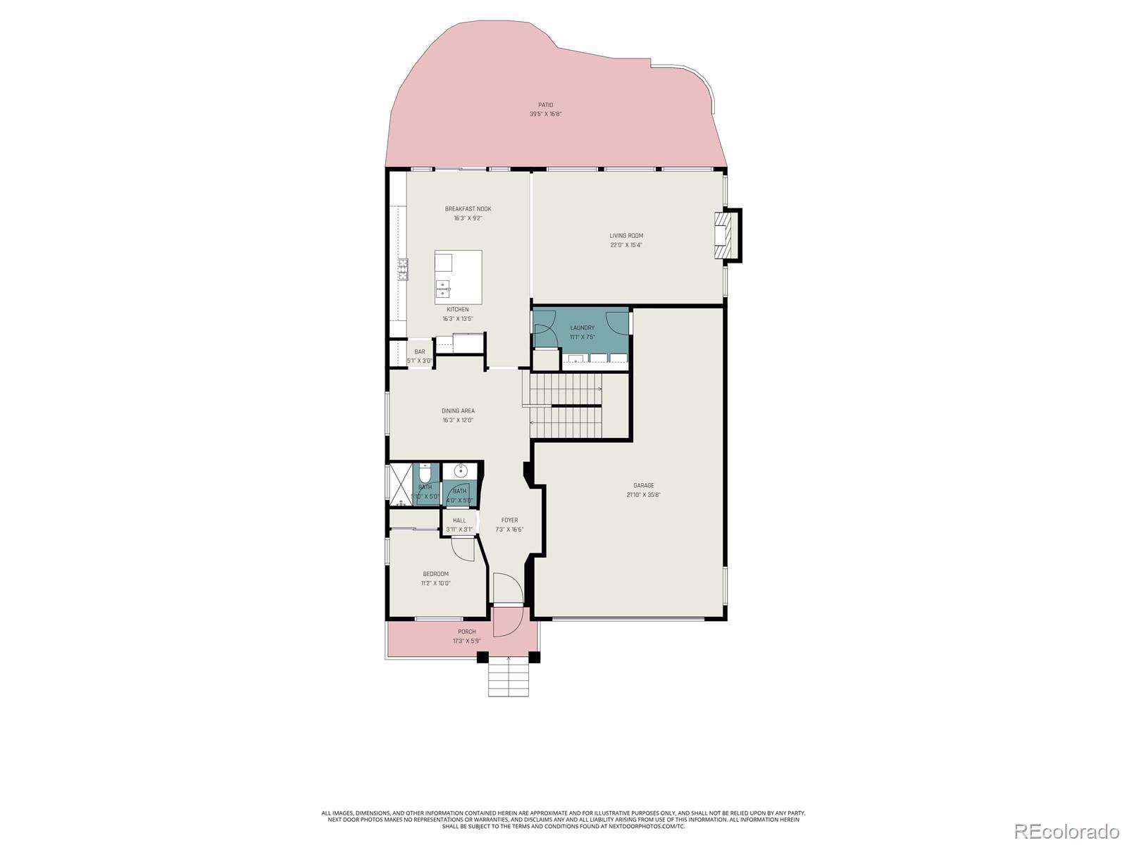 10869 Valleybrook Circle Highlands Ranch, CO 80130 - Photo 43 of 46 a picture of a room with a cabinet and mirror