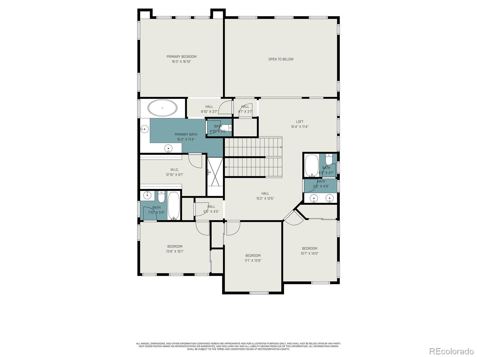 10869 Valleybrook Circle Highlands Ranch, CO 80130 - Photo 44 of 46 a picture of floor plan