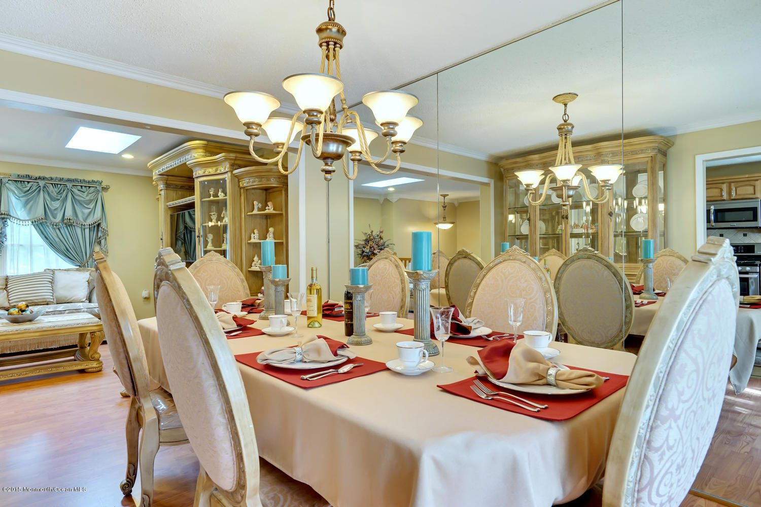 6 Hickory Hill Road Jackson, NJ 08527 - Photo 19 of 53 a view of a dining room with furniture and chandelier
