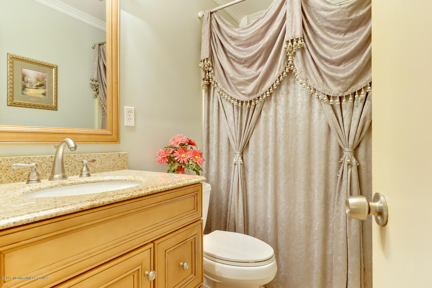 6 Hickory Hill Road Jackson, NJ 08527 - Photo 28 of 53 a bathroom with a sink a toilet and a mirror