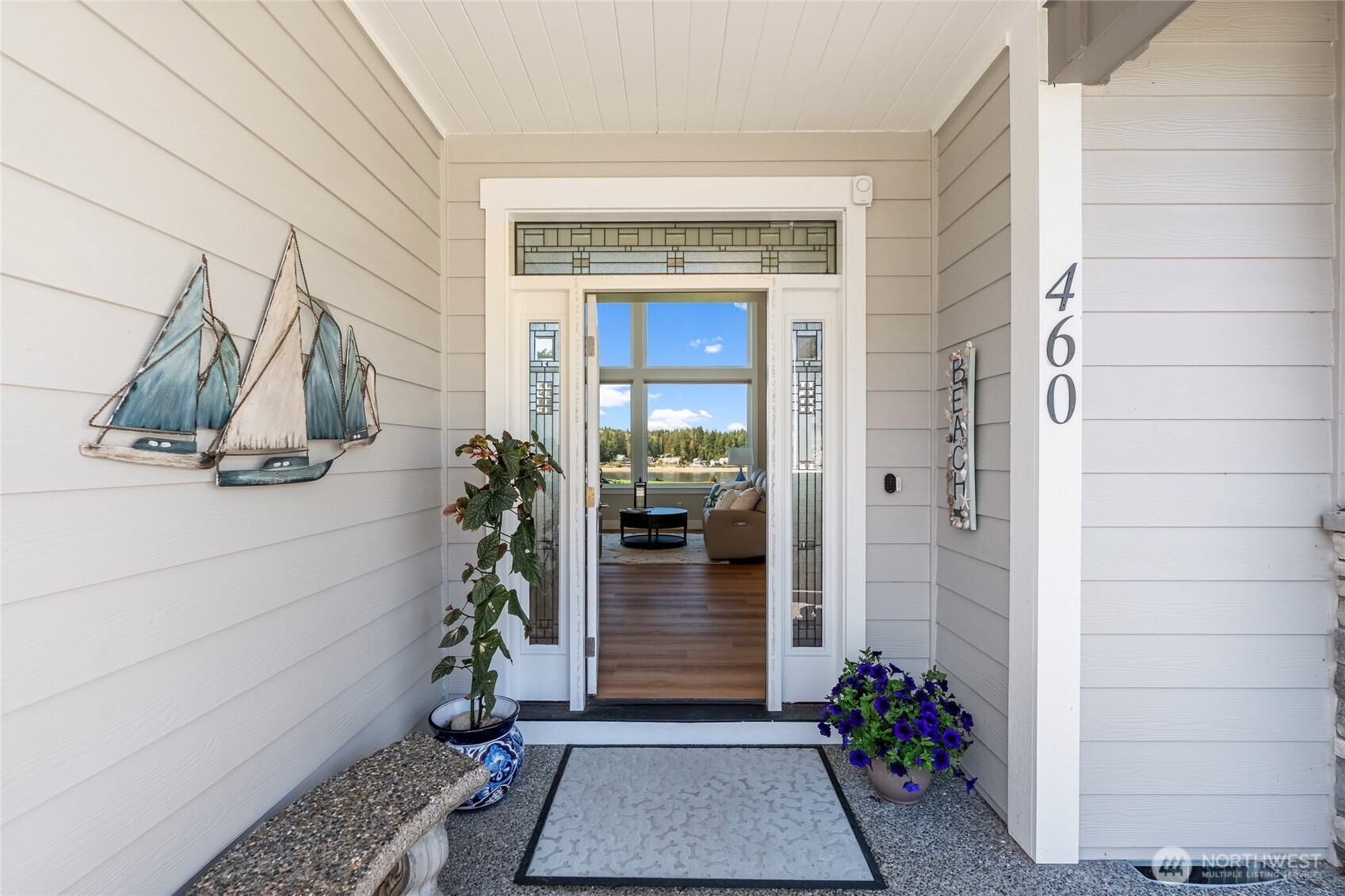 460 East Stretch Island Road South Grapeview, WA 98546 - Photo 3 of 39 a view of front door of house