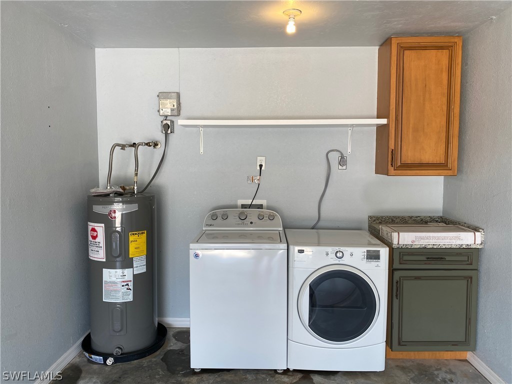 19154 Birch Road Fort Myers, FL 33967 - Photo 19 of 24 a utility room with dryer and washer