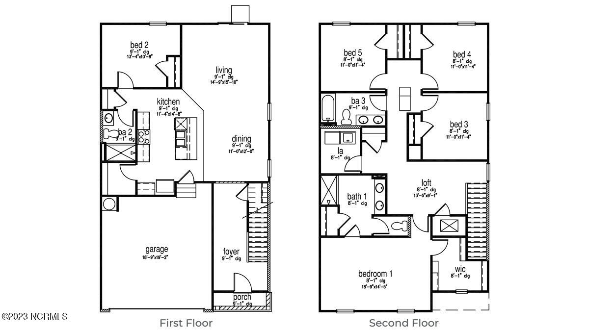 400 Folkstone Road, Unit LOT 105 Holly Ridge, NC 28445 - Photo 34 of 34 Robie Floorplan