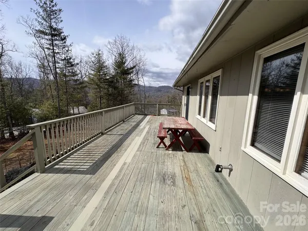 a view of balcony and deck