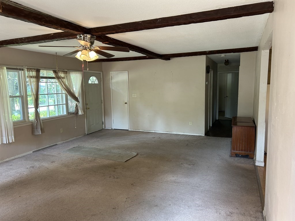 48 Emerald Road Springfield, MA 01119 - Photo 3 of 10 a view of an empty room with a chandelier fan