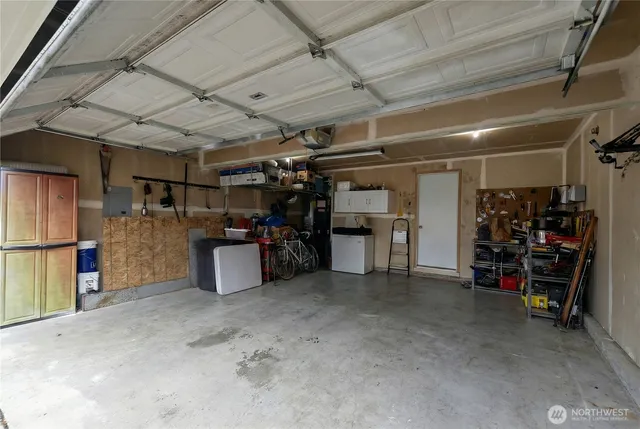 a view of a storage in a room