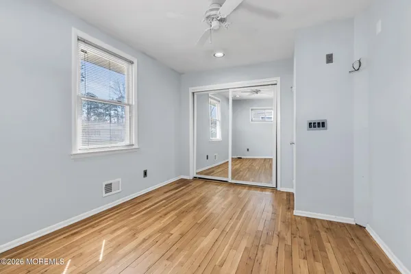 wooden floor in a room