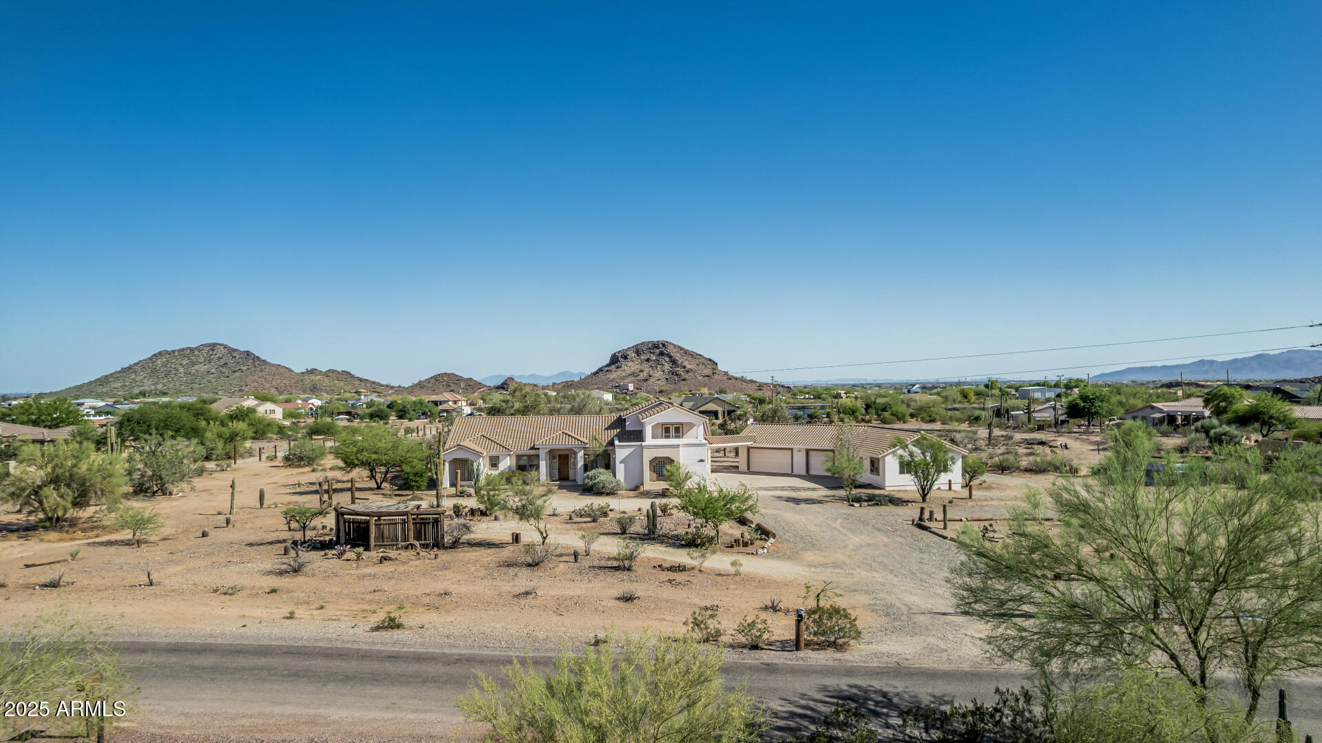 15639 West Peak View Road Surprise, AZ 85387 - Photo 115 of 131 Aerial Front Approach View
