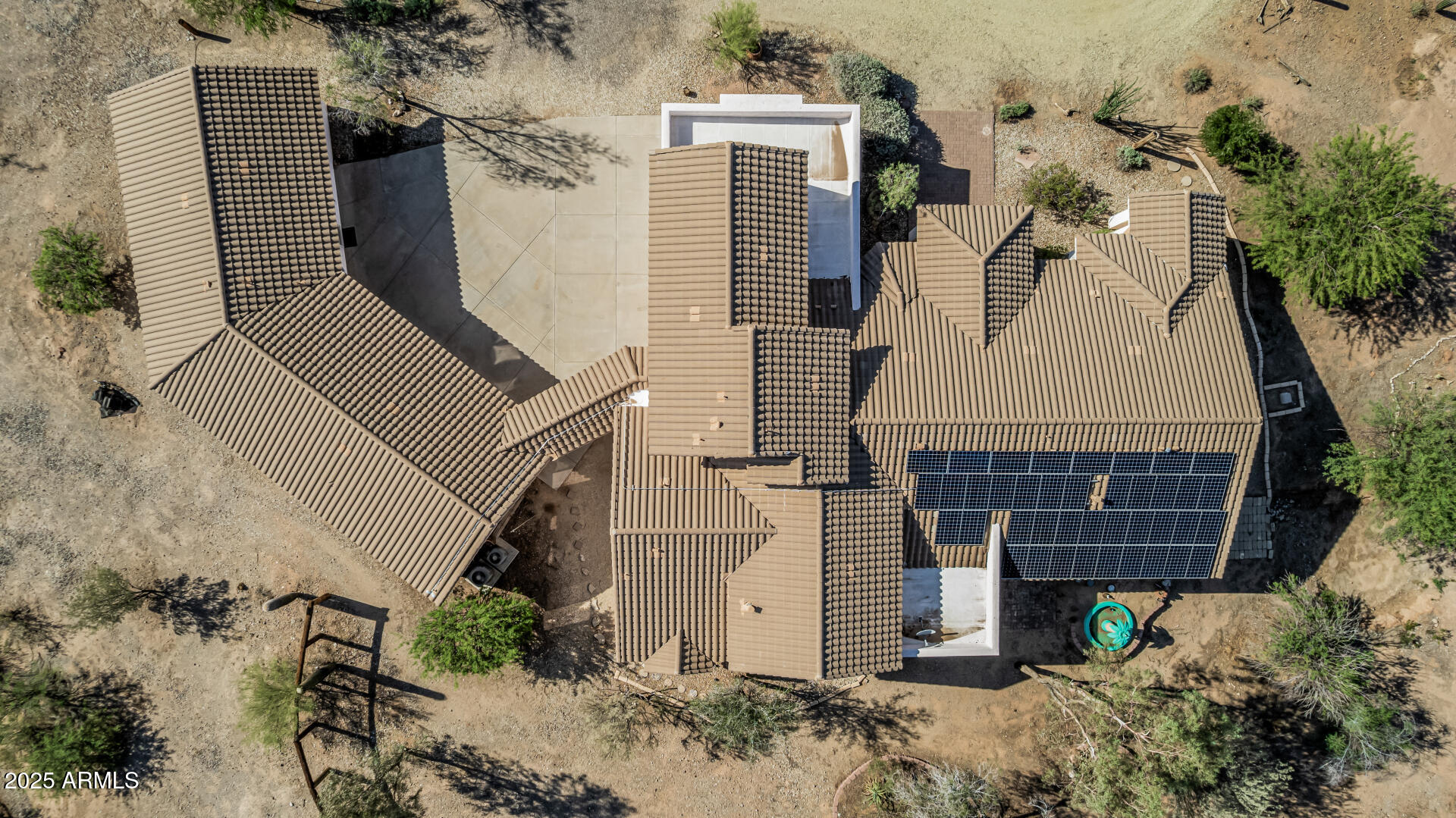 15639 West Peak View Road Surprise, AZ 85387 - Photo 127 of 131 Aerial Roofline With Solar