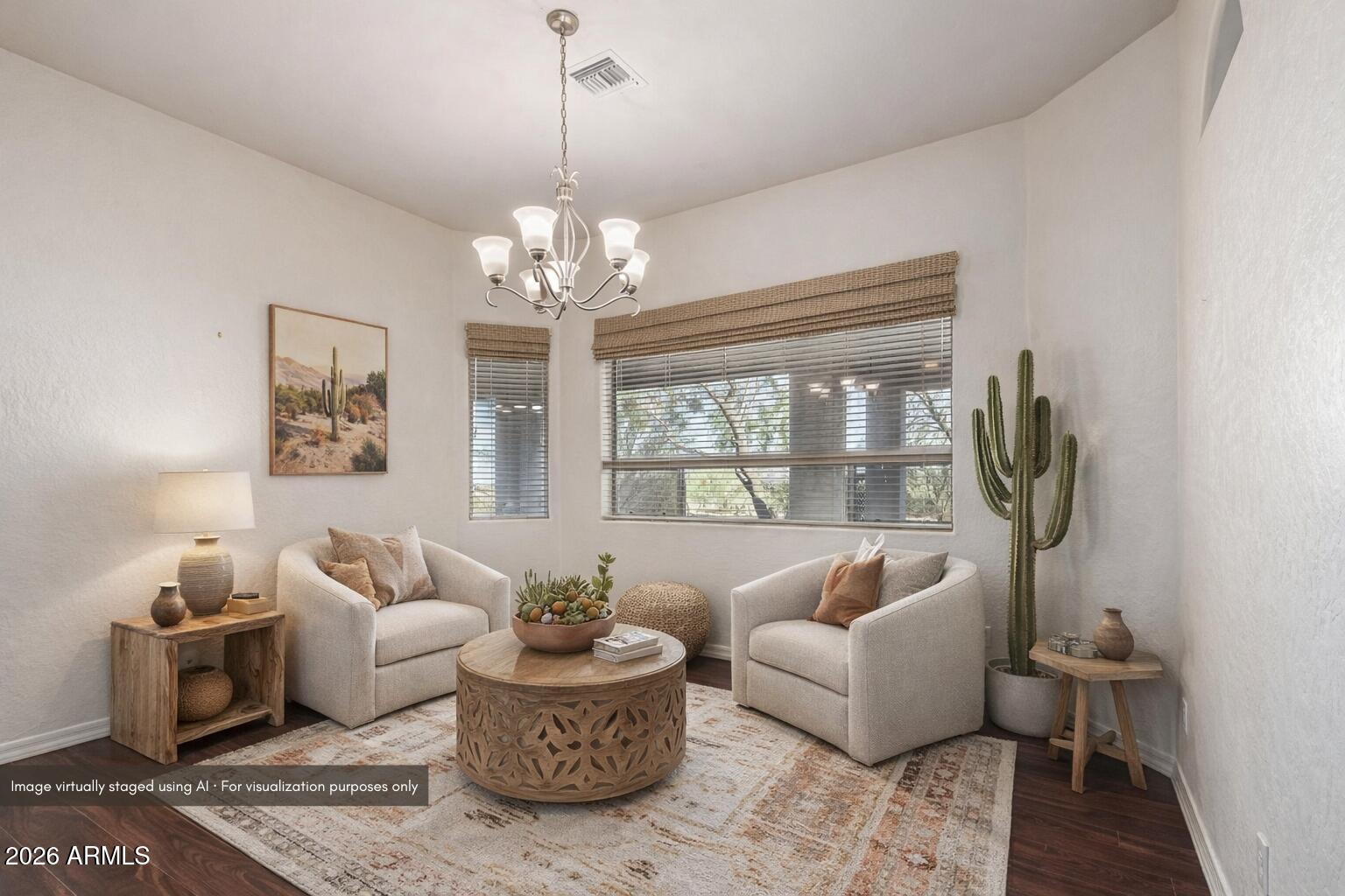 15639 West Peak View Road Surprise, AZ 85387 - Photo 18 of 131 Entry Sitting Room Staged