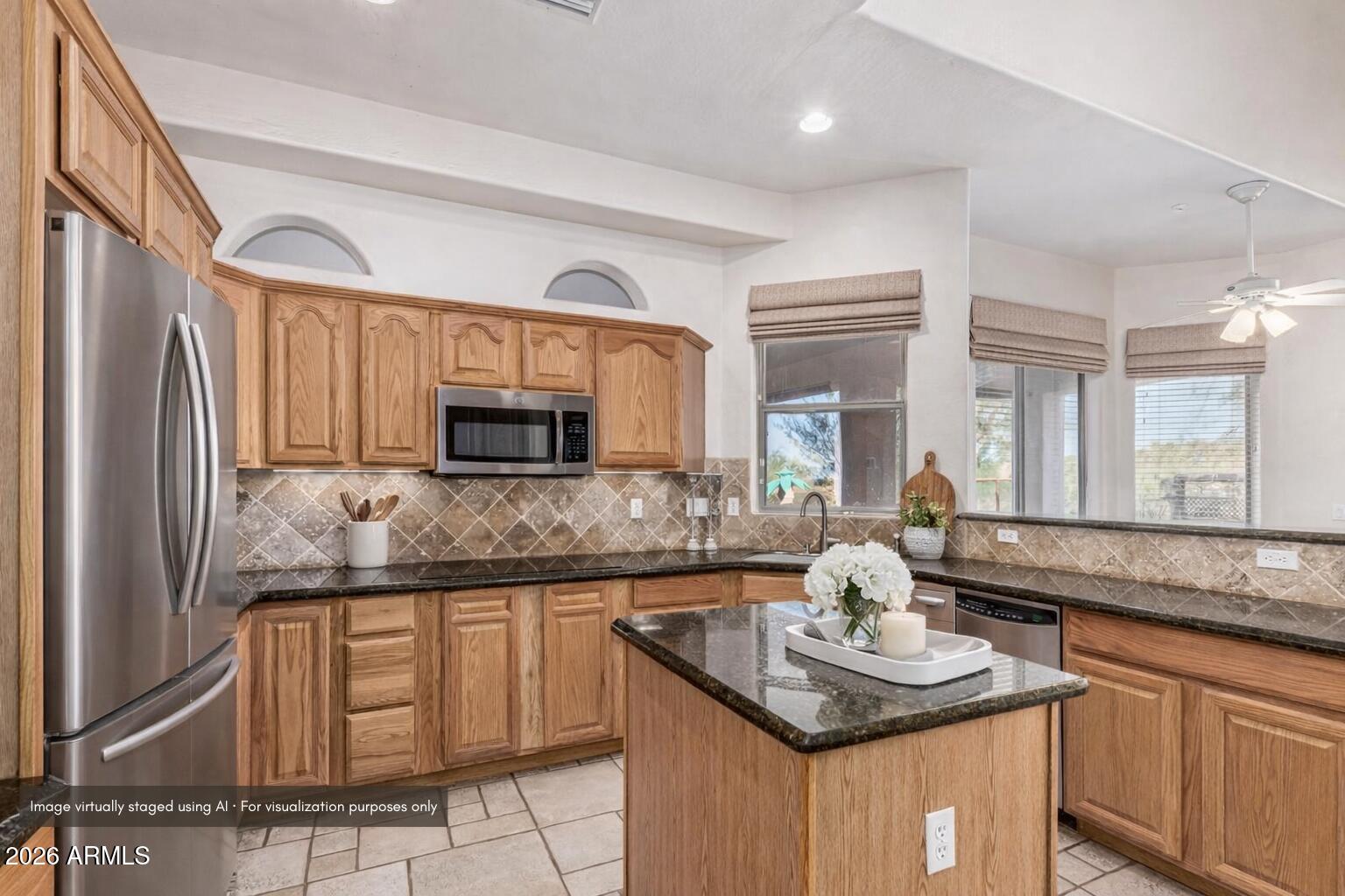 15639 West Peak View Road Surprise, AZ 85387 - Photo 32 of 131 Kitchen Staged View