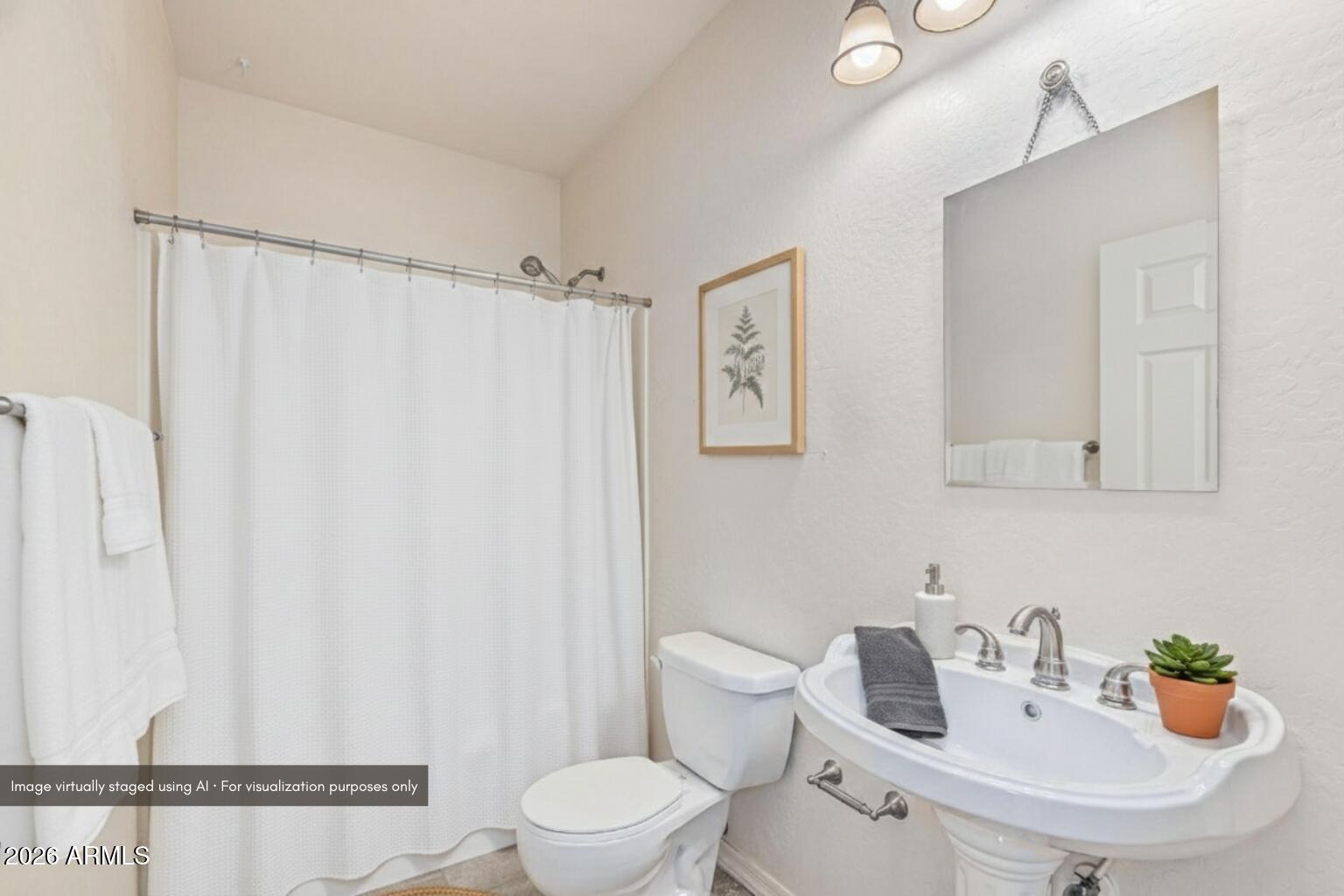 15639 West Peak View Road Surprise, AZ 85387 - Photo 64 of 131 Upstairs Guest Bath Staged