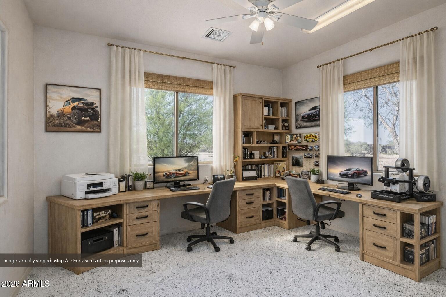 15639 West Peak View Road Surprise, AZ 85387 - Photo 81 of 131 Guest House Office Two Staged