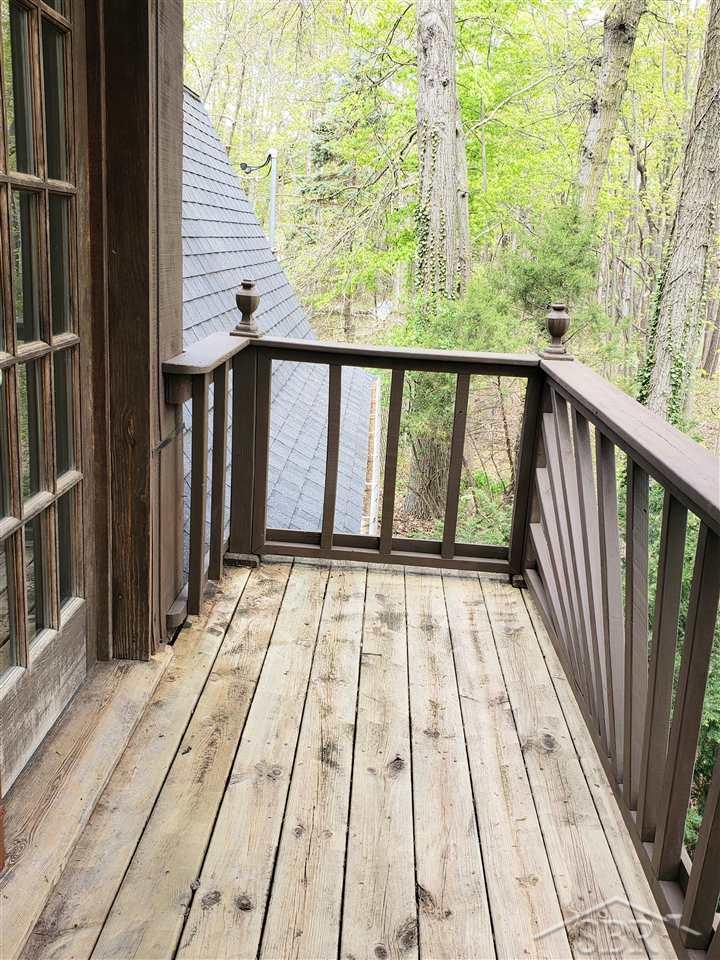 2851 South Brennan Road Hemlock, MI 48626 - Photo 19 of 35 Bedroom 2 Balcony