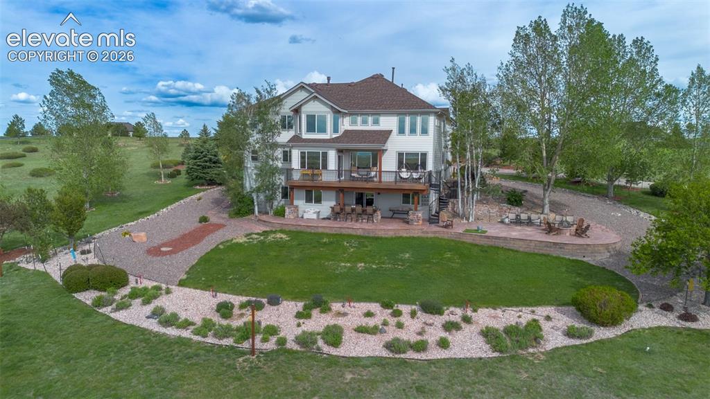 2385 Antelope Ridge Trail Parker, CO 80138 - Photo 6 of 47 BACK YARD AERIAL