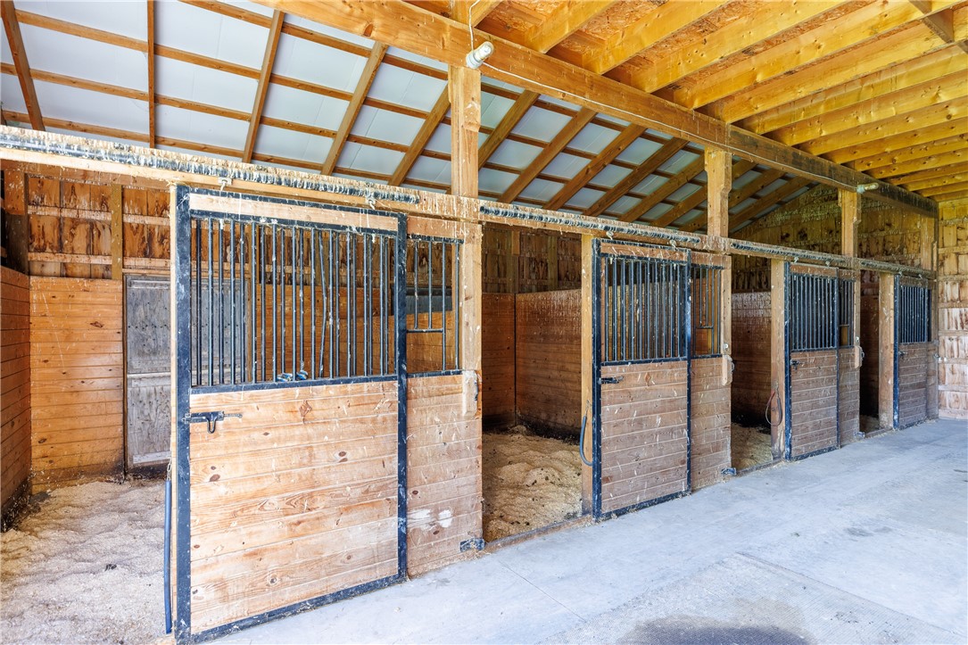 4128 River Road York, NY 14533 - Photo 45 of 50 HORSE STALLS IN BARN OUTBUILDIJG
