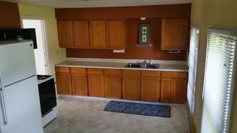 a room with storage and utility
