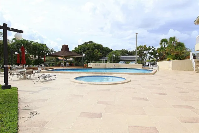 a view of a golf course