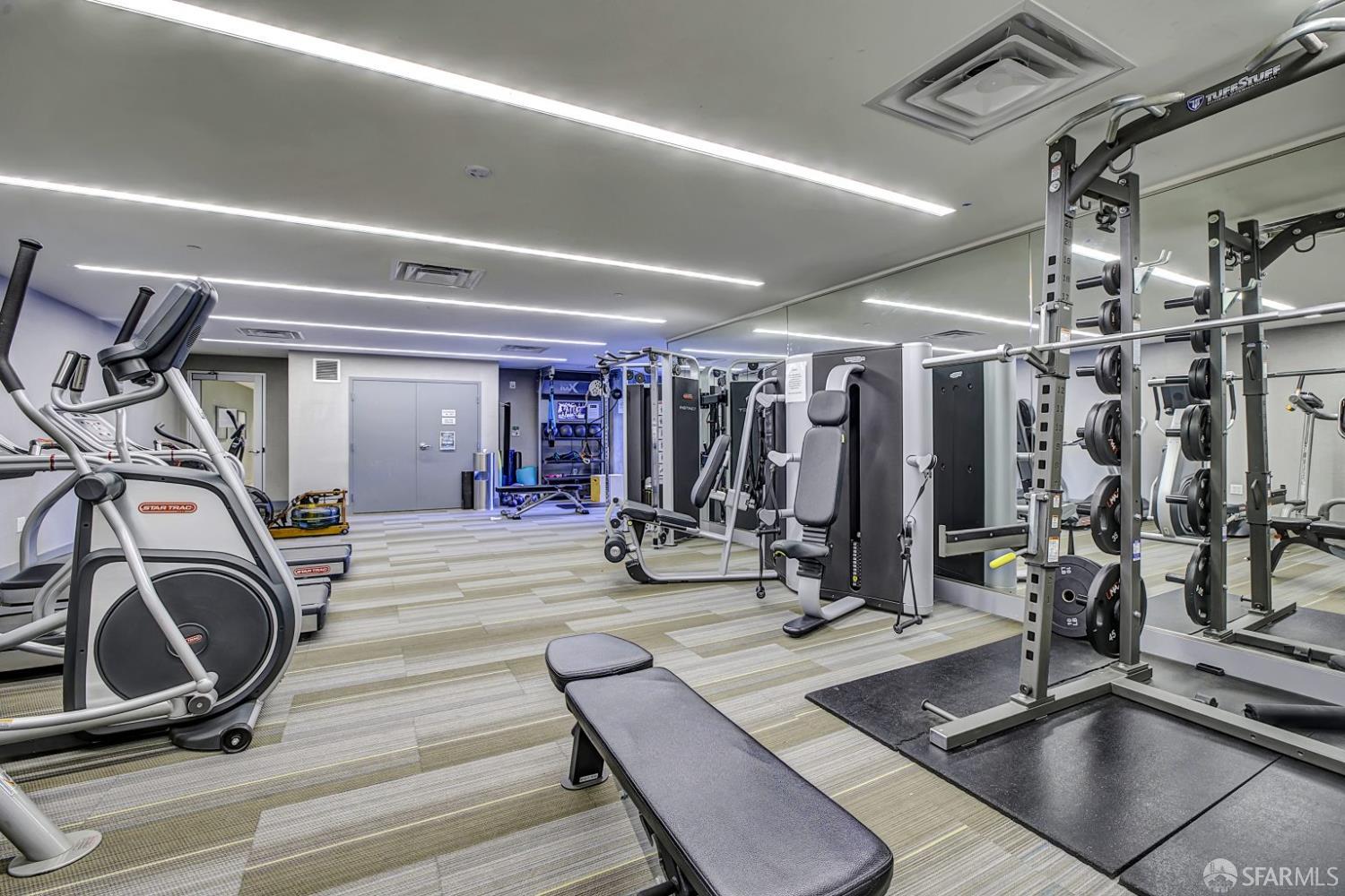 99 Rausch Street, Unit 214 San Francisco, CA 94103 - Photo 50 of 73 a view of a room with gym equipment