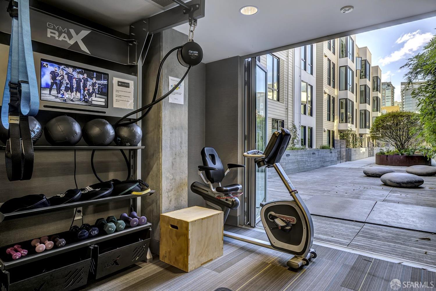 99 Rausch Street, Unit 214 San Francisco, CA 94103 - Photo 51 of 73 a view of room with gym equipment