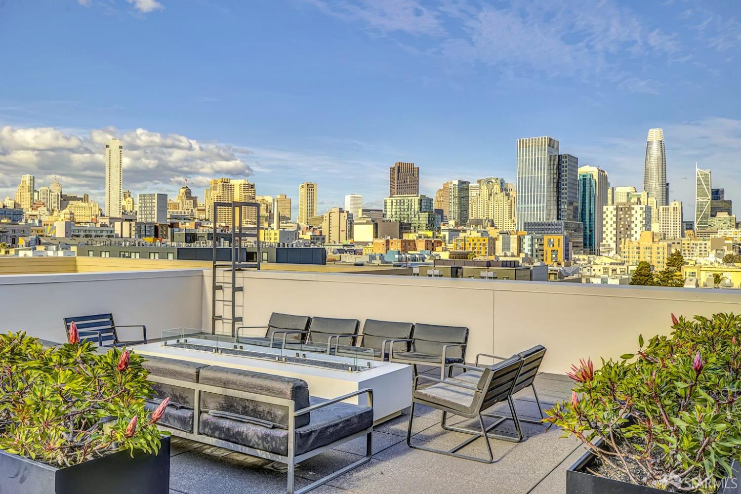 99 Rausch Street, Unit 214 San Francisco, CA 94103 - Photo 54 of 73 a view of a city with tall trees