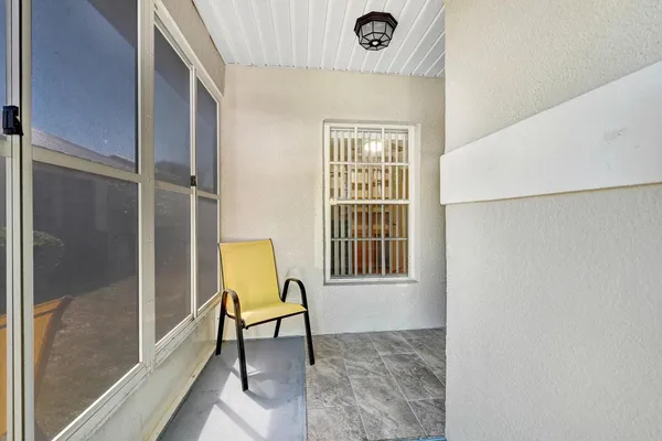 a view of front door