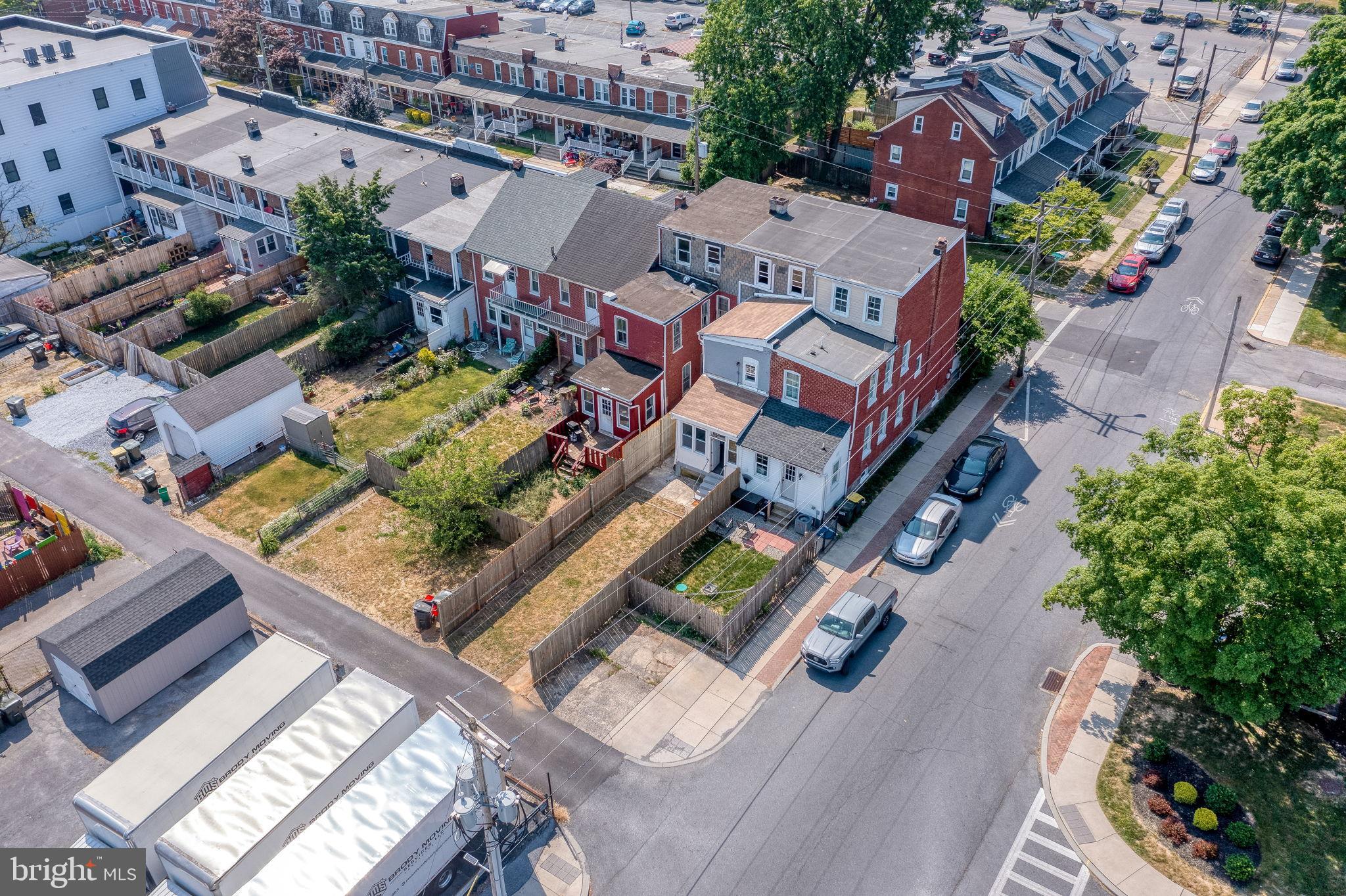 245 Jackson Street Lancaster, PA 17603 - Photo 34 of 38 an aerial view of a house with outdoor space