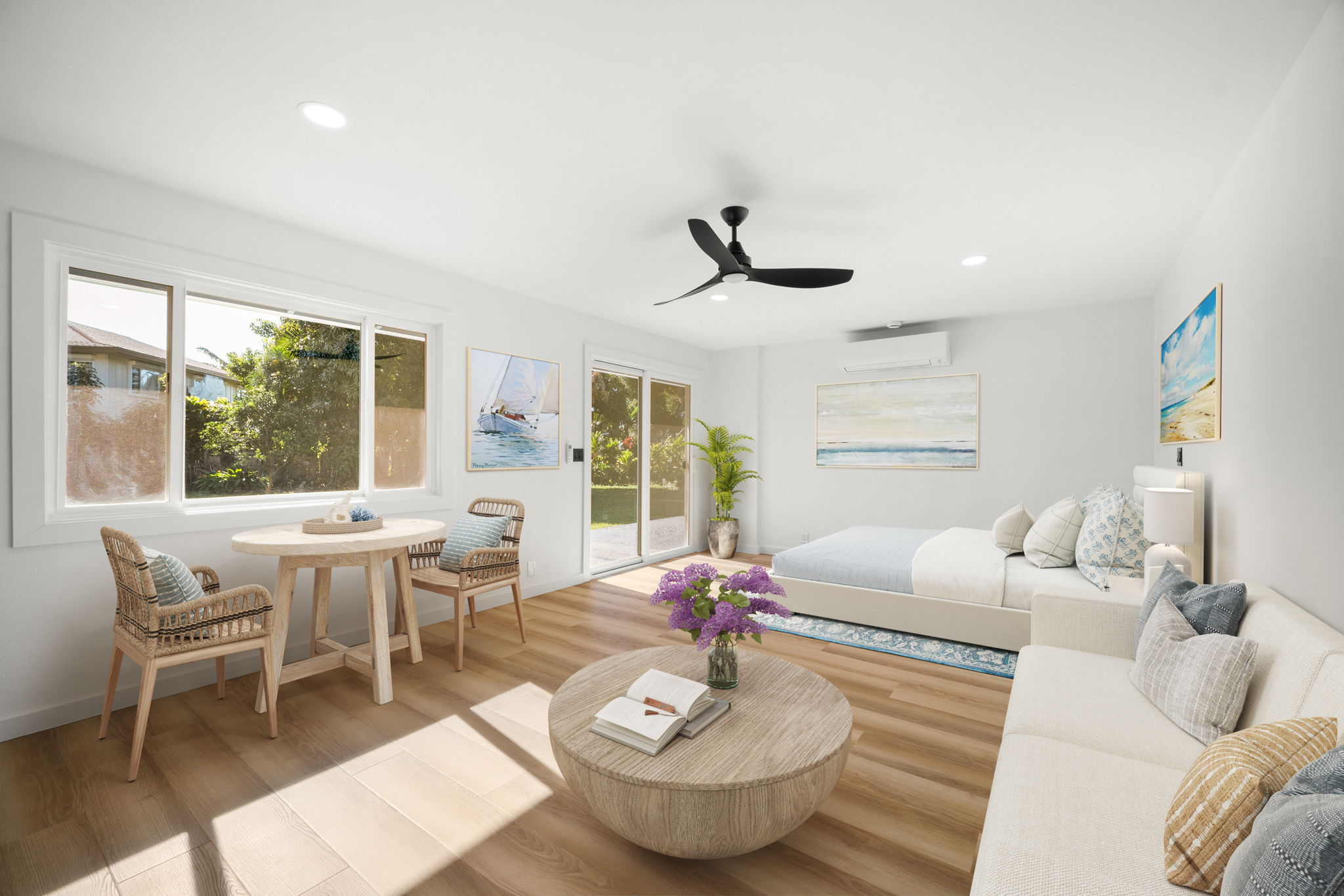 5611 Ohelo Road Kapaa, HI 96746 - Photo 22 of 30 a living room with furniture and a large window