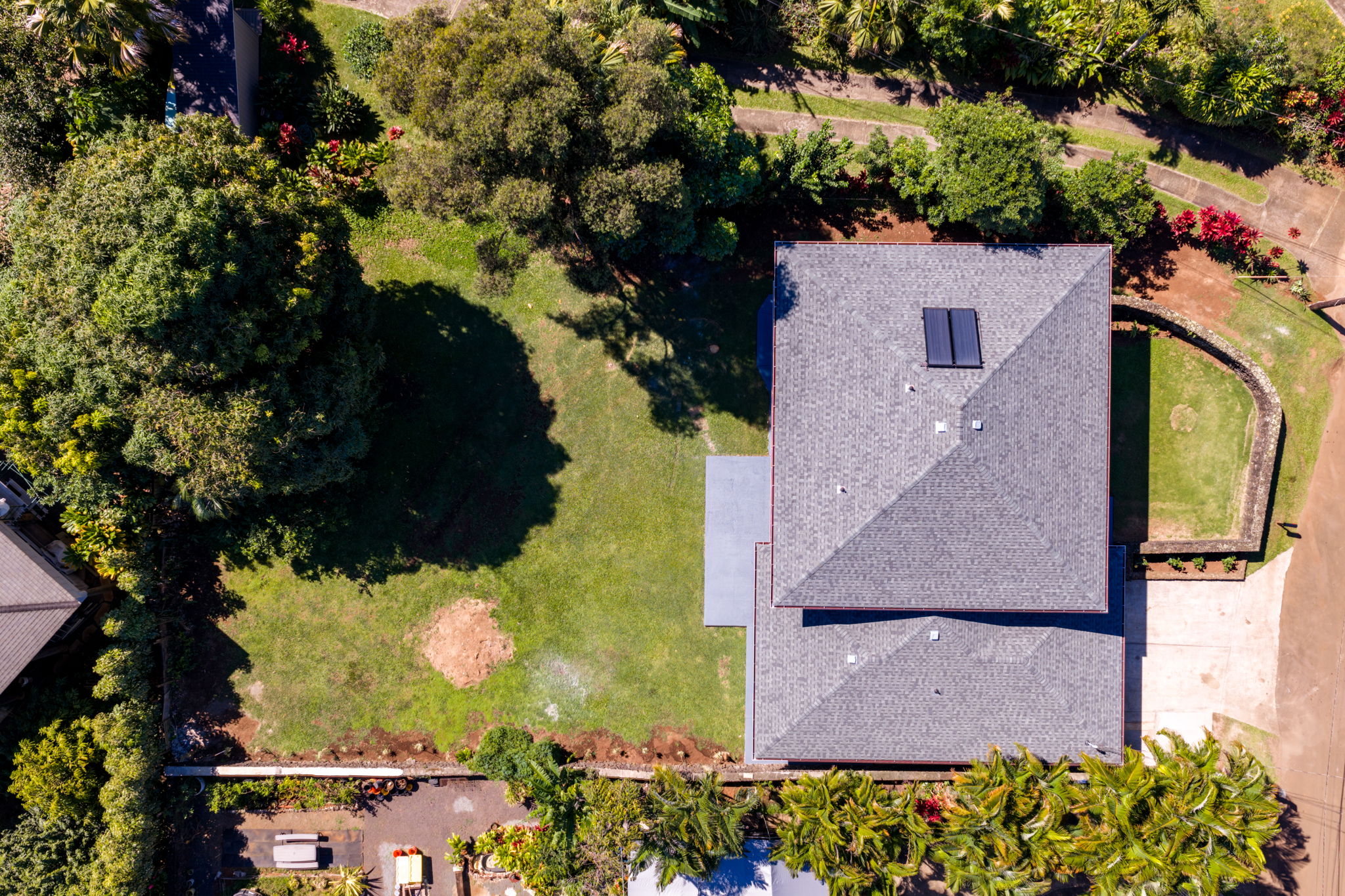 5611 Ohelo Road Kapaa, HI 96746 - Photo 28 of 30 an aerial view of a house with a yard basket ball court and outdoor seating