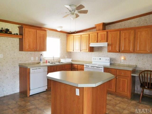 113 Smith Acres Road Hertford, NC 27944 - Photo 4 of 20 Kitchen with island and plenty of cabinets
