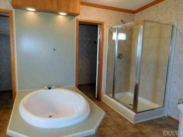 113 Smith Acres Road Hertford, NC 27944 - Photo 8 of 20 Master saoking tub and large shower
